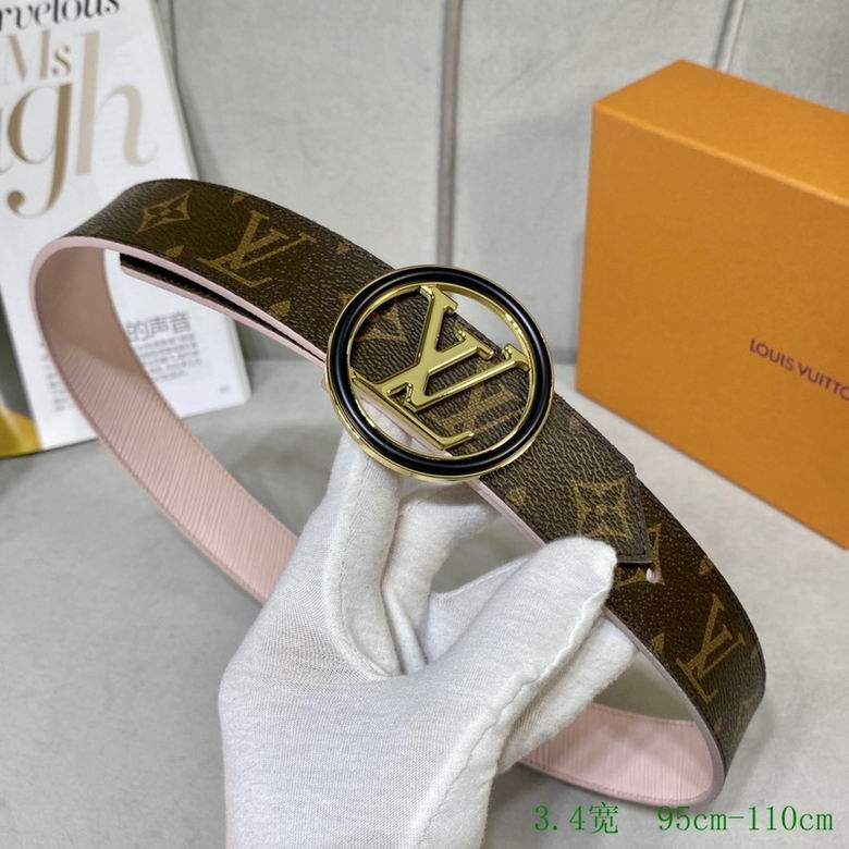 LV Belt 34mmX95-110CM 7D (140)